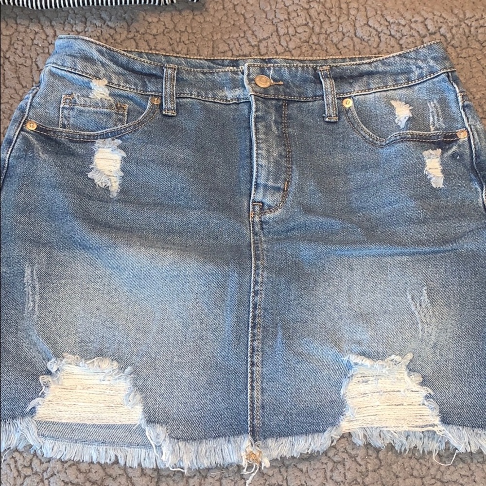 Denim skirt